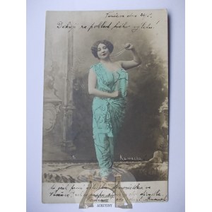 Actress, Victoria Kawecka, 1905