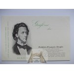 Famous Poles, Frederic Chopin, circa 1900.