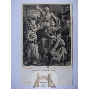 Painting, Mickiewicz, Pan Tadeusz, mal. Audriolli, published by Altenberg, Lviv ca. 1900 III