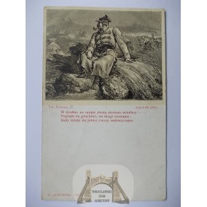 Painting, Mickiewicz, Pan Tadeusz, mal. Audriolli, published by Altenberg, Lviv ca. 1900 VI