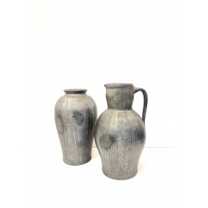 Ceramiczny wazon i dzbani, tzw. siwaki
