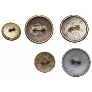II RP, Set of buttons of various designs
