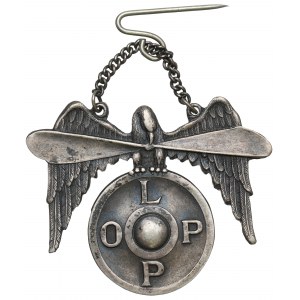 II RP, Badge of the League for Air and Antigas Defense - silver