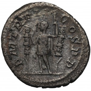 Římská říše, Maximus Thracian, Denár - P M TR P II COS P P