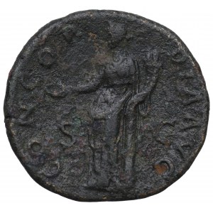 Roman Empire, Sabina, Sestertius Concordia