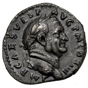 Římská říše, Vespasián, denár - VESTA