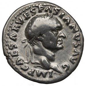 Římská říše, Vespasián, denár - COS ITER TR POT