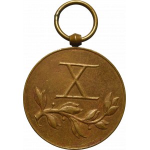 II RP, Medaille für langjährige Dienste X Jahre - Münze