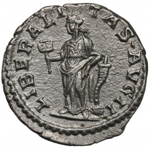 Römisches Reich, Elagabal, Denar - LIBERALITAS AVG II