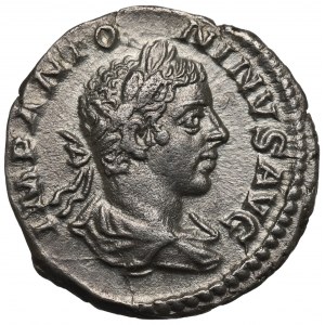 Roman Empire, Elagabal, Denarius