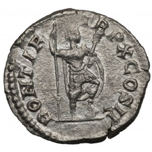 Römisches Reich, Caracalla, Denarius - PONTIF TR P X COS II