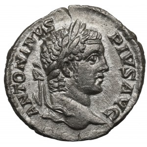 Römisches Reich, Caracalla, Denarius - PONTIF TR P X COS II