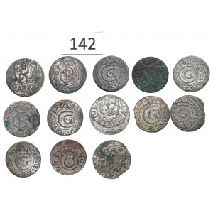 Sigismund III Vasa and the Swedish occupation of Riga, a set of shekels