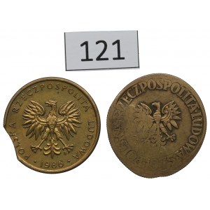 People's Republic of Poland, Set of 5 Gold - Destructs
