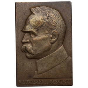 II RP, plaketa mincovny Piłsudski
