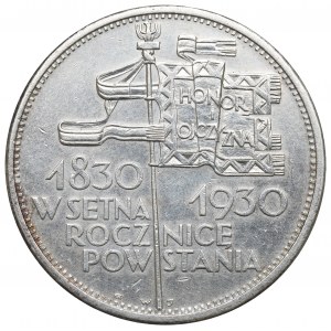 II Republic of Poland, 5 zloty 1930 November uprising