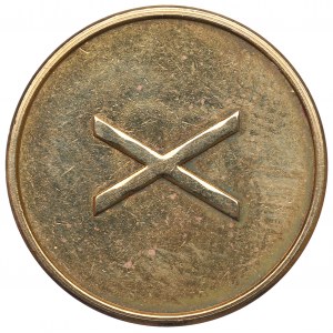 Third Republic, Stamping sample of 1 penny 1990