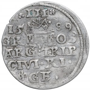 Sigismund III, 3 groschen 1589, Riga