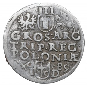 Zygmunt III Waza, Trojak 1589, Poznań - nieopisany