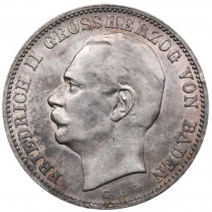 Germany, Baden, 3 mark 1912