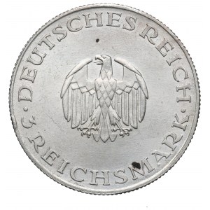 Germany, Weimar Republic, 3 mark 1929 D Lessing
