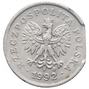 Dritte Republik, 20 Pfennige 1992 - Zerstörung