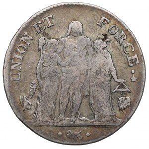 France, 5 francs 1798, Bayonne