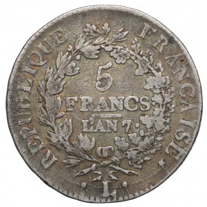 Francúzsko, 5 frankov 1798, Bayonne