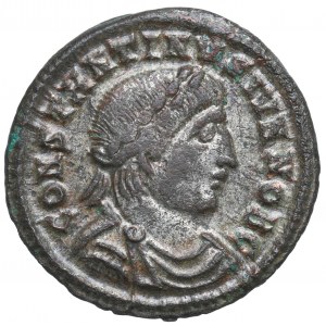 Roman Empire, Constantinus II, Follis Heraclea