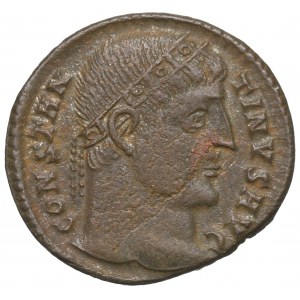Cesarstwo Rzymskie, Konstantyn I, Follis Kyzikos - PROVIDENTIAE AVGG