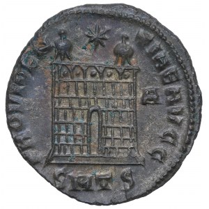 Rímska ríša, Constantine I, Follis Thessaloniki - PROVIDENTIAE AVGG
