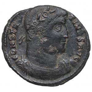 Cesarstwo Rzymskie, Konstantyn I, Follis Tessaloniki - PROVIDENTIAE AVGG