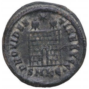 Cesarstwo Rzymskie, Konstantyn I, Follis Kyzikos - PROVIDENTIAE AVGG