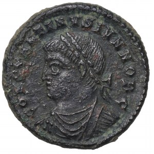 Cesarstwo Rzymskie, Konstantyn II, Follis Kyzikos - PROVIDENTIAE CAESS