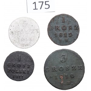Varšavské vojvodstvo a Poľské kráľovstvo, sada mincí