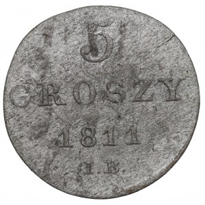 Księstwo Warszawskie, 5 groszy 1811