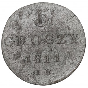 Duchy of Warsaw, 5 groszy 1811