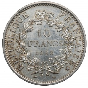 Francúzsko, 10 frankov 1968