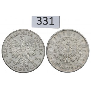 II RP, Zestaw 5 złotych 1933 i 1936