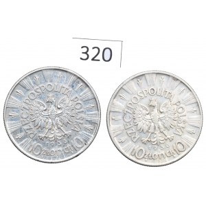 II RP, Zestaw 10 złotych 1936 Piłsudski