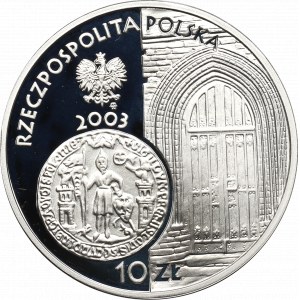 III RP, 10 zl 2003 750. výročí založení Poznaně