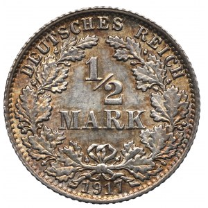 Germany, 1/2 mark 1917 A