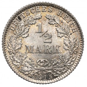Germany, 1/2 mark 1915 D, Munchen