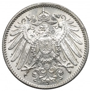 Nemecko, 1 značka 1914 F, Stuttgart