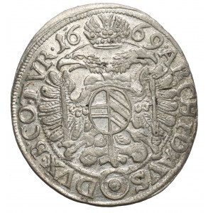 Austria, Leopold, 3 kreuzer 1669, Vienna