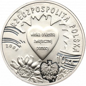 III RP, 10 złotych 2003 WOŚP