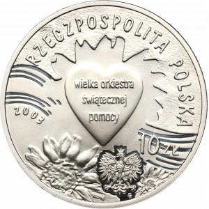 III RP, 10 zloty 2003 WOŚP
