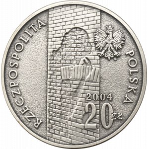 III RP, 20 złotych 2004 - Pamięci ofiar Getta w Łodzi