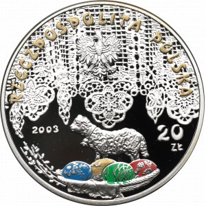 III RP, 20 złotych 2003 Śmigus-dyngus
