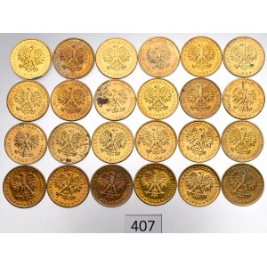 PRL, sada 2 zlatých 1980-88 (24 kusov)